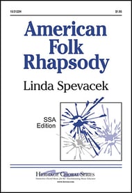 American Folk Rhapsody SSA choral sheet music cover Thumbnail